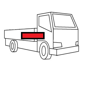 収集運搬車両への許可番号表示