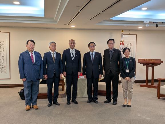 令和8年7月7日台南市表敬訪問の様子