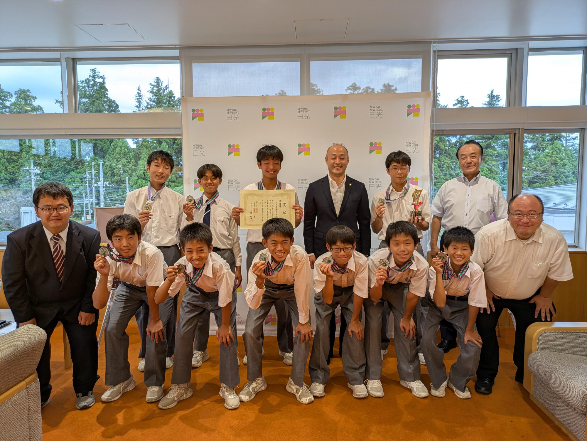 東原中学校表敬訪問