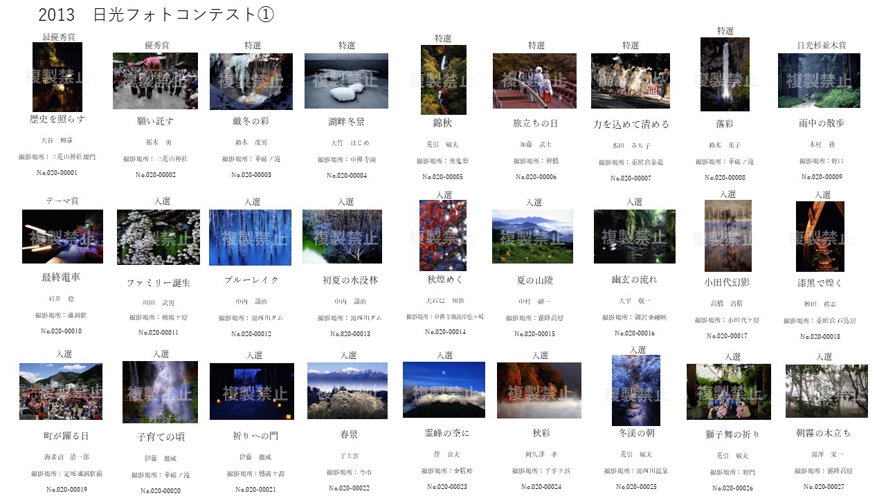 2013日光フォトコンテスト1