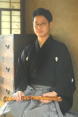 尺八演奏家津上弘道氏