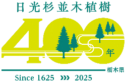 日光杉並木街道植樹400年記念ロゴマーク