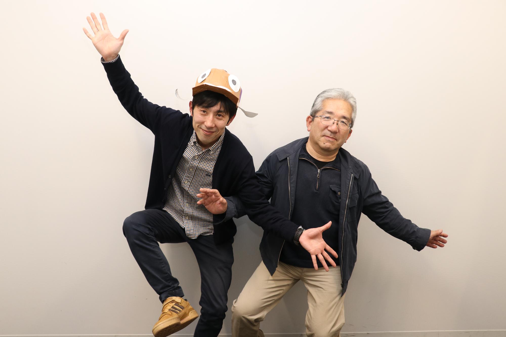 会員の宮本さんと会長の道田さん