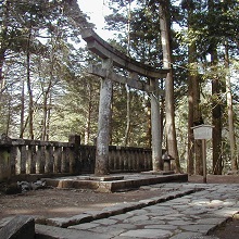 二荒山神社別宮滝尾神社の鳥居