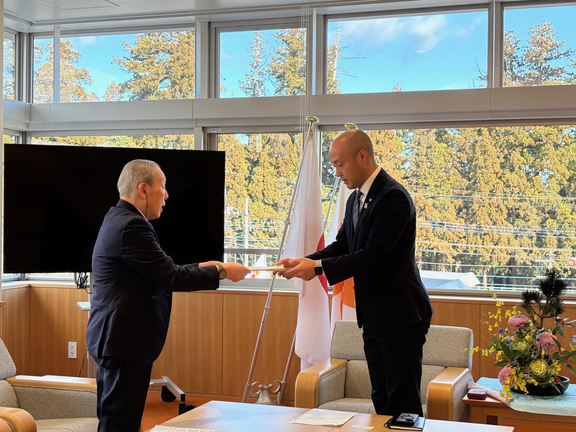 まちづくり基本条例に係る提案書の提出