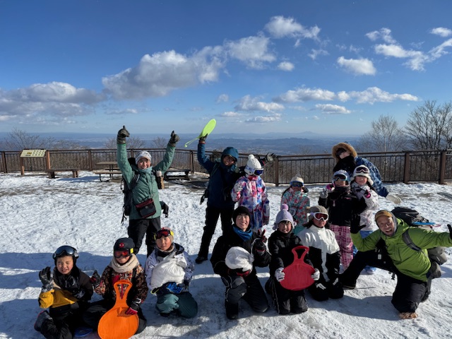 そり遊びとアイスクリーム作り