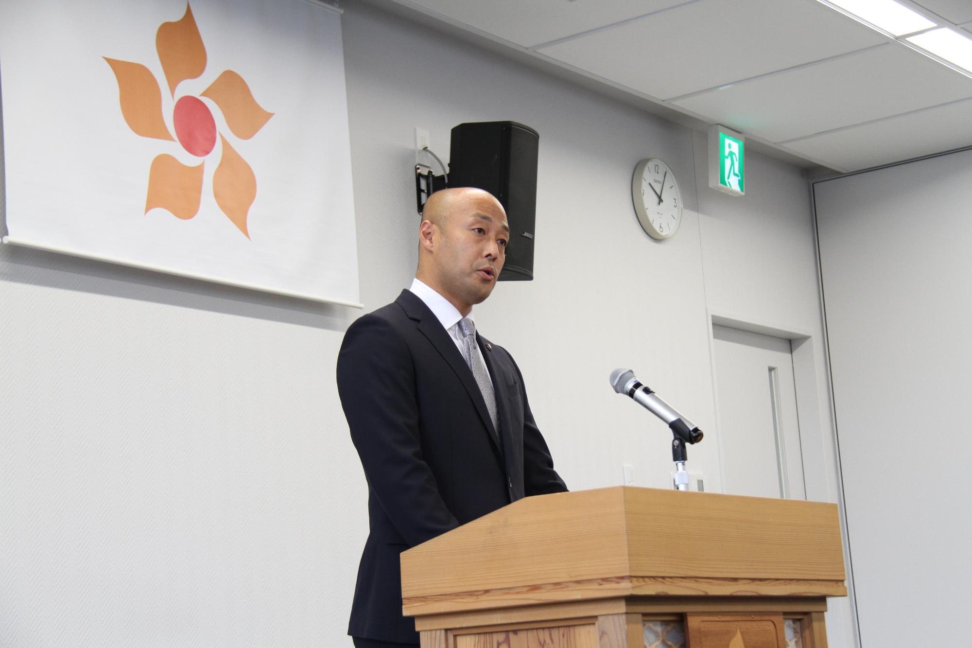 日光市瀬高市長就任式