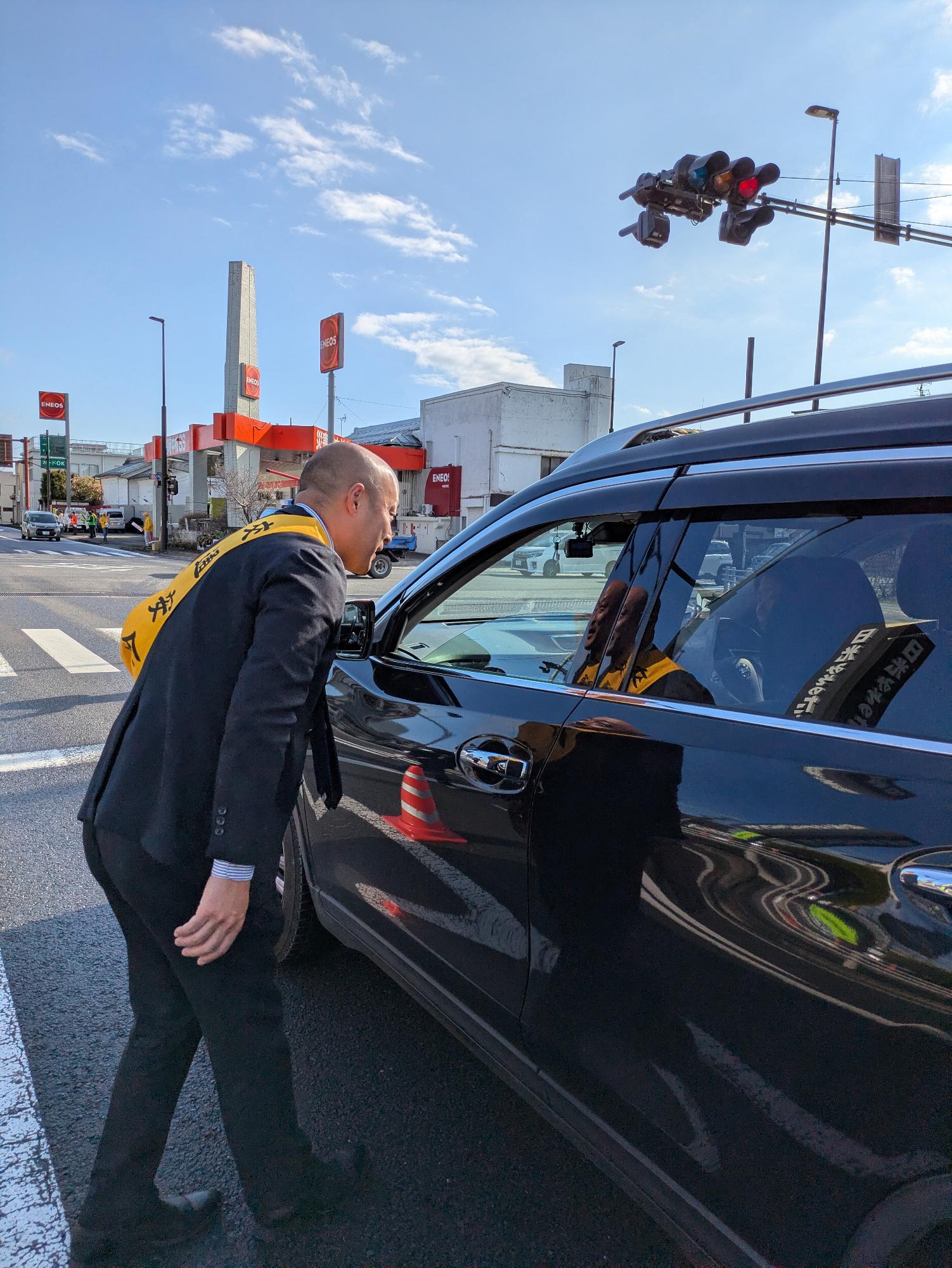 春の交通安全県民総ぐるみ運動街頭広報