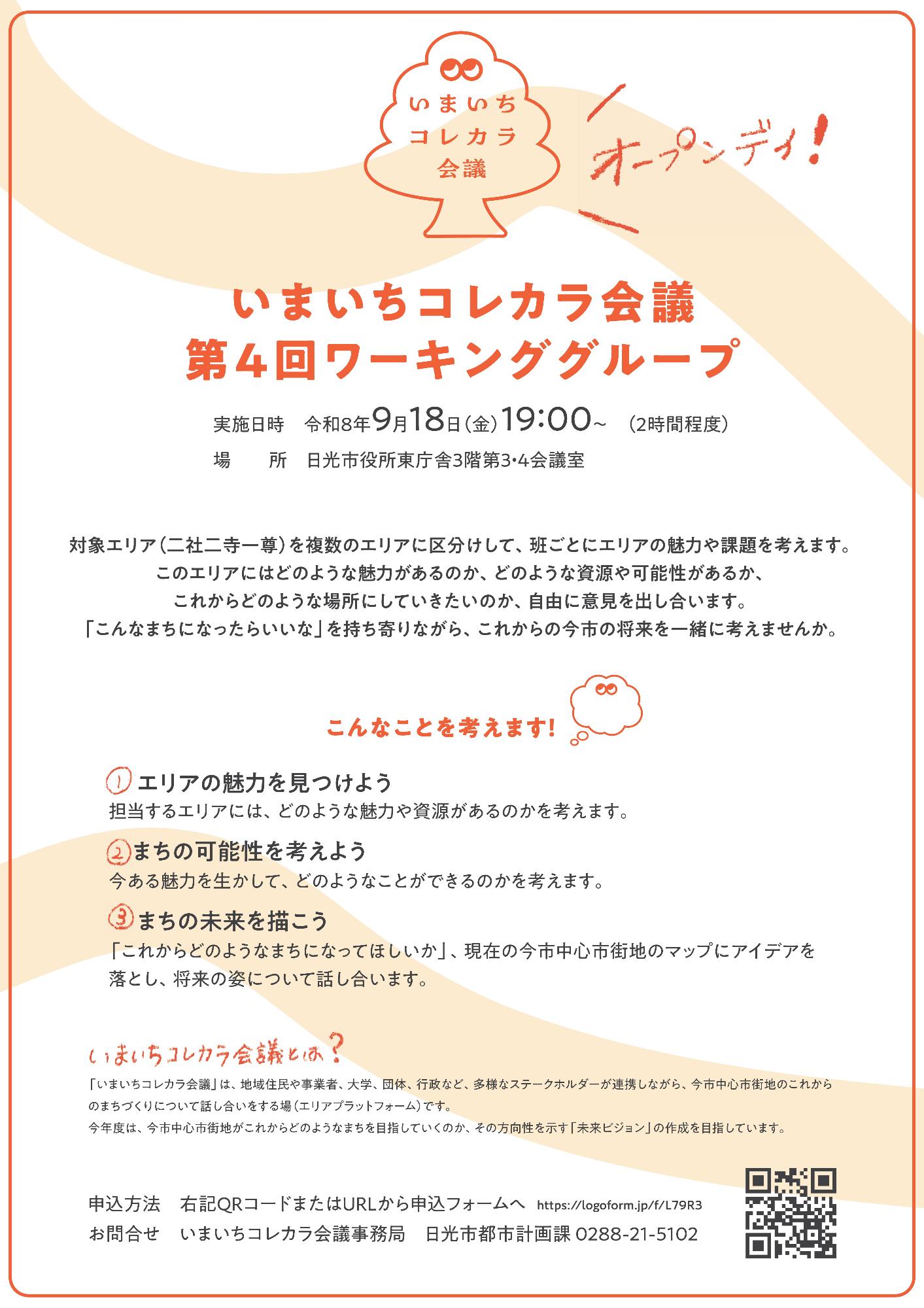 いまいちコレカラ会議第4回グループワーキング