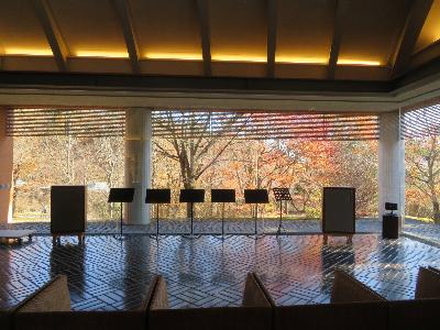 小杉放菴記念日光美術館コンサート会場風景