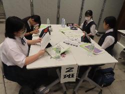 2班のふりかえり学習の様子