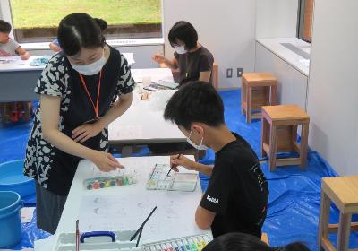 令和5年度水彩画教室の様子