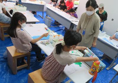 令和5年度水彩画教室の様子2