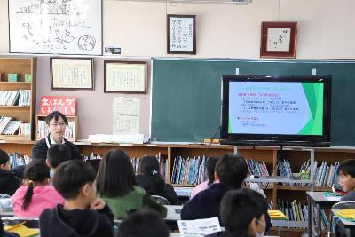 移動博物館の様子