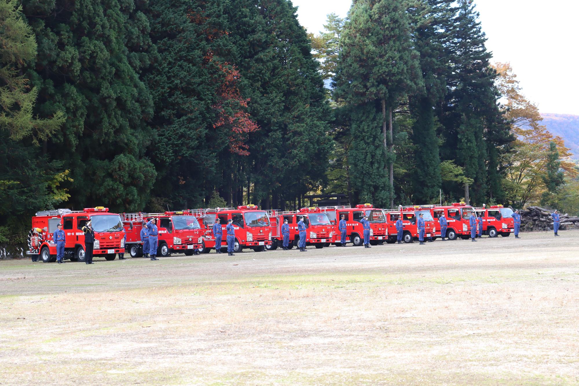機械器具点検の様子